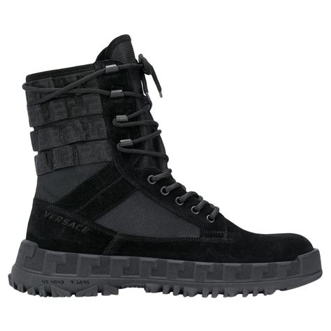 versace western boots|versace military boots.